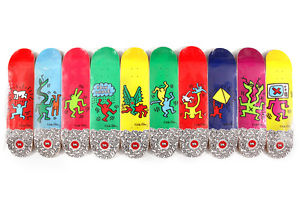 Set of 10 Keith Alien Workshop skateboards decks supreme hirst murakami kaws