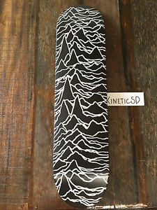 2005 Supreme Peter Saville Joy Division Unknown Pleasures Skateboard Deck Black