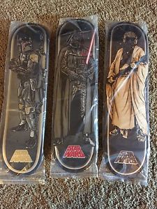 SDCC 2015 Star Wars Santa Cruz Skate Decks  - Vader - Fett - SIGNED/#