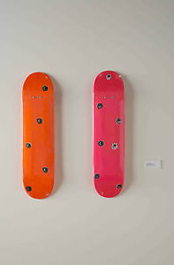 Set of 2 Supreme Nate Lowman skateboards Extremely rare, unreleased, 2006