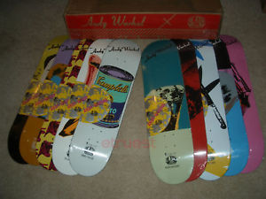 ANDY WARHOL x ALIEN WORKSHOP DECKS SUPREME GEORGE CONDO COMPLETE SET BRAND NEW