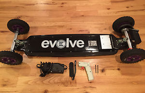 Evolve Carbon Series Electric Skateboard Longboard All-Terrain & Street 22 MPH