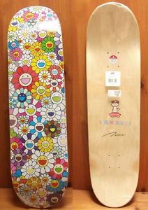 Vault By VANS x TAKASHI MURAKAMI Multicolor Smile Flower Skateboard Skate Deck