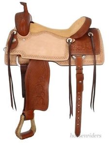 Western Cutter Saddle - Silver Royal Coyote - 15" or 16" Seat