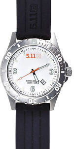 5.11 TACTICAL Sentinel Watch Features matte gray 316L STAINLESS FTL50133010