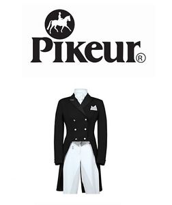 BEAUTIFUL NEW Pikeur Ladies Jersey Dressage Shadbelly Black sz 38- Free Shipping