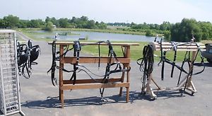 Amish made team beta biothane MULE WORK HARNESS  brand new complete