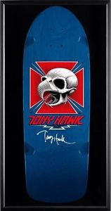 Autographed Tony Hawk Deck (framed) Bones Brigade Collection