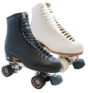 Artistic Roller Skates - Riedell 297 Classic Bones Elite Quad Skate Sizes 3-13