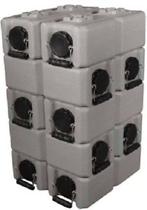 32 WaterBrick Tan Stackable Water Food Ammo Storage Containers Survival BOV GOOD