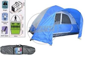 TENDA CAMPEGGIO 8 POSTI 275/285+400 x195 CM CON SACCA PER TRASPORTO -F14