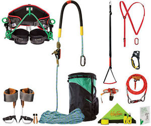 Tree Climbers Premium Combo Spur&Rope Climbing Kit w/ Tree Motion Saddle 30"-38"