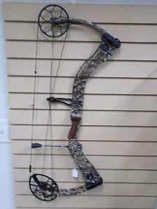 2014 Mathews Creed 70# LH Camo 29" Draw Bare Bow