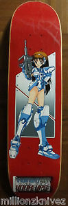 Hook Ups Skateboard Deck Rumiko HU-137c Gundam Girl Red Ultra Rare Prototype