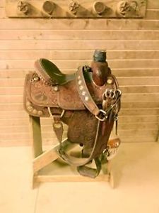 15" (Double J High Tech Roper) Roping Saddle