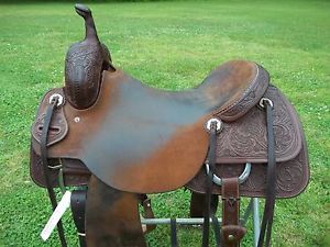 Cutting Saddle/ Jeff Smith 17 Inch Hard Seat