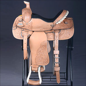 RS105-F HILASON BIG KING Series WESTERN WADE RANCH ROPING COWBOY TRAIL SADDLE 16