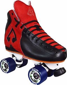 New Red Antik AR1 Avanti Heartless  - Derby Speed Roller Skates Men Size 4-13