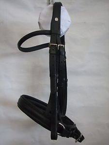 NEW! Otto Schumacher Venedig Double Bridle - Oversize - Black with Silver