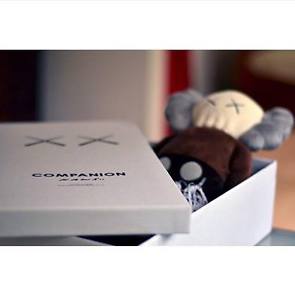 KAWS Companion Limited Edition 16" Plush "Clean Slate" Exhibition. Shanghai New