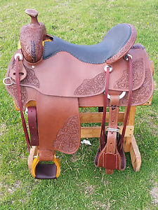 18" Spur Saddlery Ranch Roping Saddle (Roper) Made in Texas