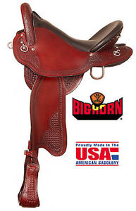 Big Horn Leather Endurance Saddle (16",17" or 18")