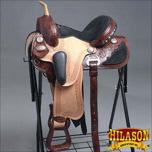 TT206AM 16" HILASON WESTERN FLEX TREE BARREL RACING TRAIL RIDING HORSE SADDLE