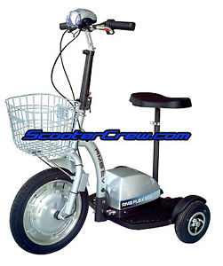 Electric EV Compact Travel SCOOTER Mobility Basket RMB Flex 500 Watt 48 volts RV