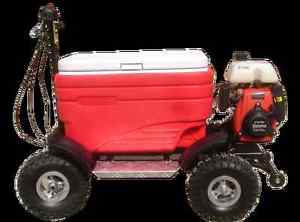 Cruzin, Motorized Coolers, cooler scooters,  TOTALLY AWESOME RED