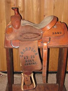 14 1/2" Used Ryon's All Around Roping Saddle