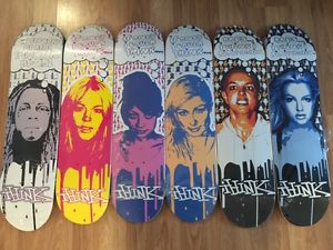 Think Skateboard Skate Deck JailBait Paris Hilton Britney Spears Supreme C&D