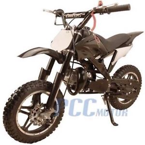 FREE SHIPPING KIDS 49CC 2 STROKE GAS MOTOR DIRT MINI POCKET BIKE BLACK U DB50X