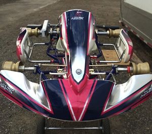 2016 Kosmic Mercury 30mm chassis go kart 3 race old Tony OTK Rotax Tag X30 Lo206