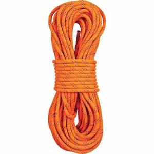 New England Orange Static Rope KM III 7/16" X 600' - Rescue/Rappelling Operation