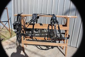 18-8 New draft horse show harness biothane for single draft horse 28" hames