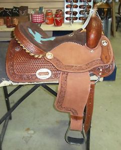 15" NEW ALAMO CROSS BARREL RACING SADDLE #3 997 1