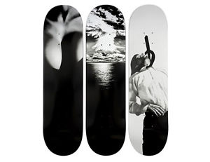 Set of 3 Robert Longo Supreme Skateboards decks koons hirst murakami kaws