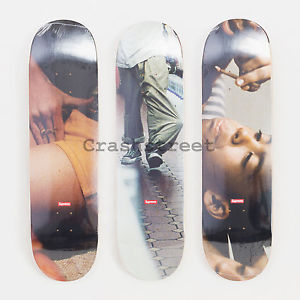 Supreme SS15 Kids Skateboard Box Logo Skateboard Deck Set of 3 40 Oz Jav Makeout