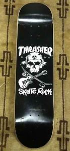 SUPER RARE THRASHER SKATEROCK Skate Deck (NAKED)