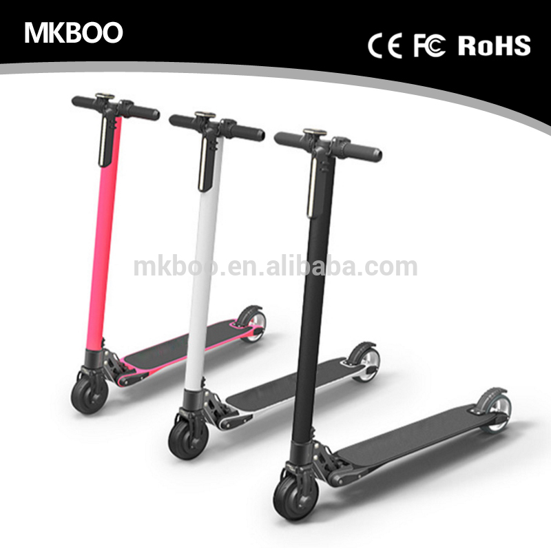 Most portability foldable carbon fiber two wheel balance scooter gh quality two wheel electric carbon fiber foldable scooter