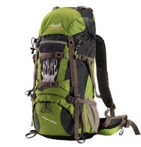 Backpack Backpack 50 L Men and Women Model Outdoor Bag Water Proof Bag on Foot Green 45 + 5 L