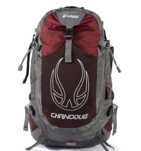 Authentic Men and Women with Outdoor Professional Mountaineering Camping Hiking Backpack 33 L Shoulders Bag Wine Red 33 L