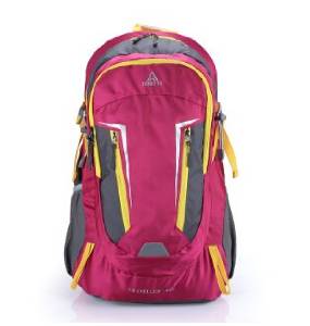 New Outdoor Backpack Over and Gently Outdoor Waterproof Package Travel Package By Bike Rose Red