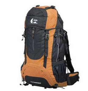 Outdoor Large Capacity Mountaineering Backpack Men and Women 60-65 L Orange Outdoor Backpack