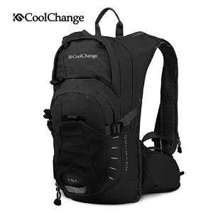 Outdoor Camping Hiking 15L Backpack Portable Backpack -Color: Black