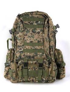 Green Camo Military Tactical Rucksack Shoulder Bag Backpack EDC Every Day Carry