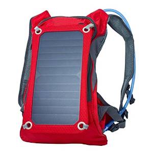 Portable and Fashionable Outdoor Solar Charger Backpack with 6.5W Solar Panel & Standard USB Data Cable & 2.0L Hydration Pack