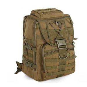 40L Tactical Camping Hiking Traveling Mountaineering Backpack -Color: Brown