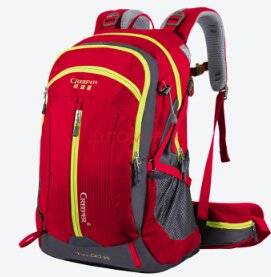 Outdoor Backpack L50l 40 Men and Women Outdoor Climbing Package Travel Backpack Shoulders Baohu Outsourcing Red 50 L