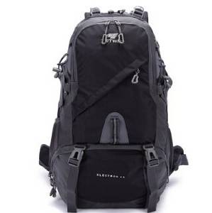 Professional Waterproof Outdoor Leisure Wear Hiking Backpack (Cover) 40 L Black